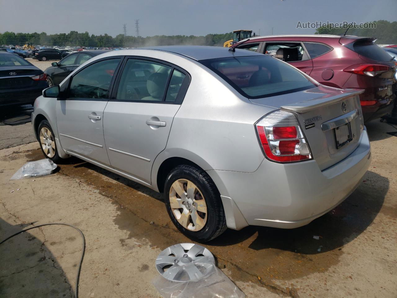 2012 Nissan Sentra 2.0 Silver vin: 3N1AB6AP8CL726471