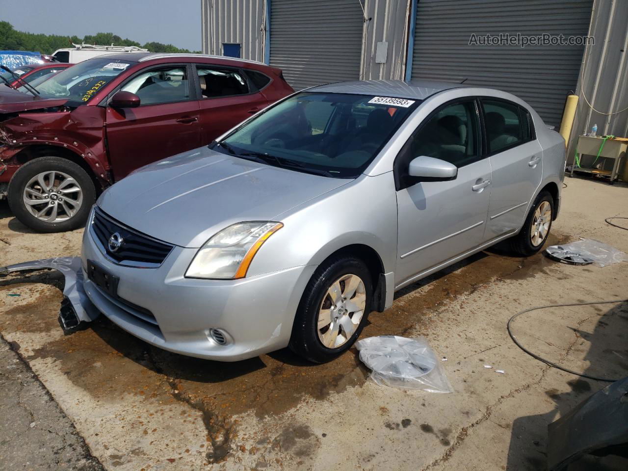 2012 Nissan Sentra 2.0 Silver vin: 3N1AB6AP8CL726471