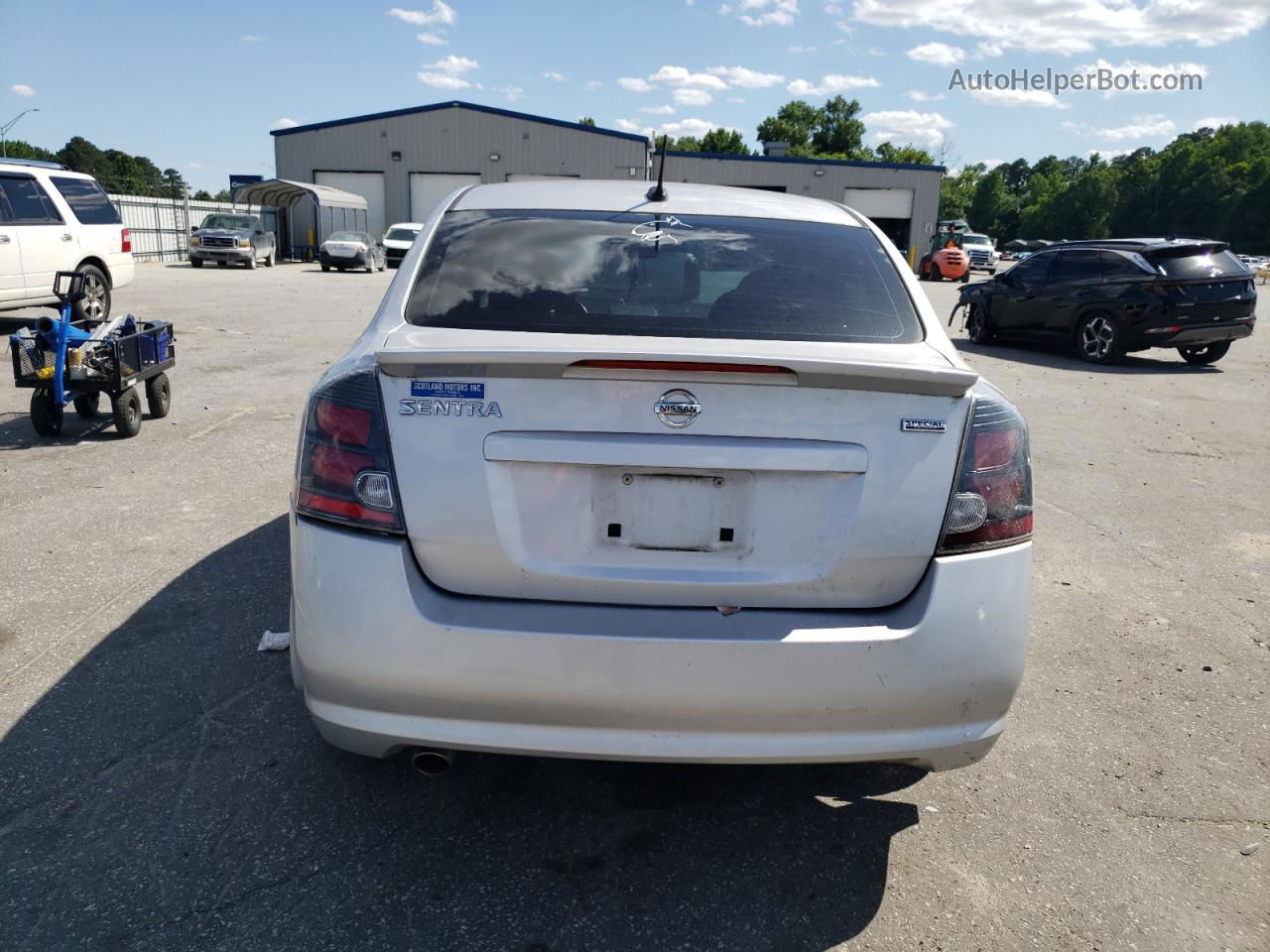 2012 Nissan Sentra 2.0 Silver vin: 3N1AB6AP8CL745506