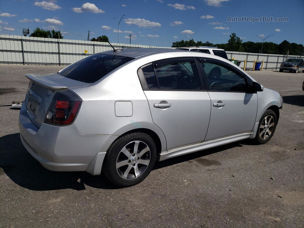 2012 Nissan Sentra 2.0 Silver vin: 3N1AB6AP8CL745506