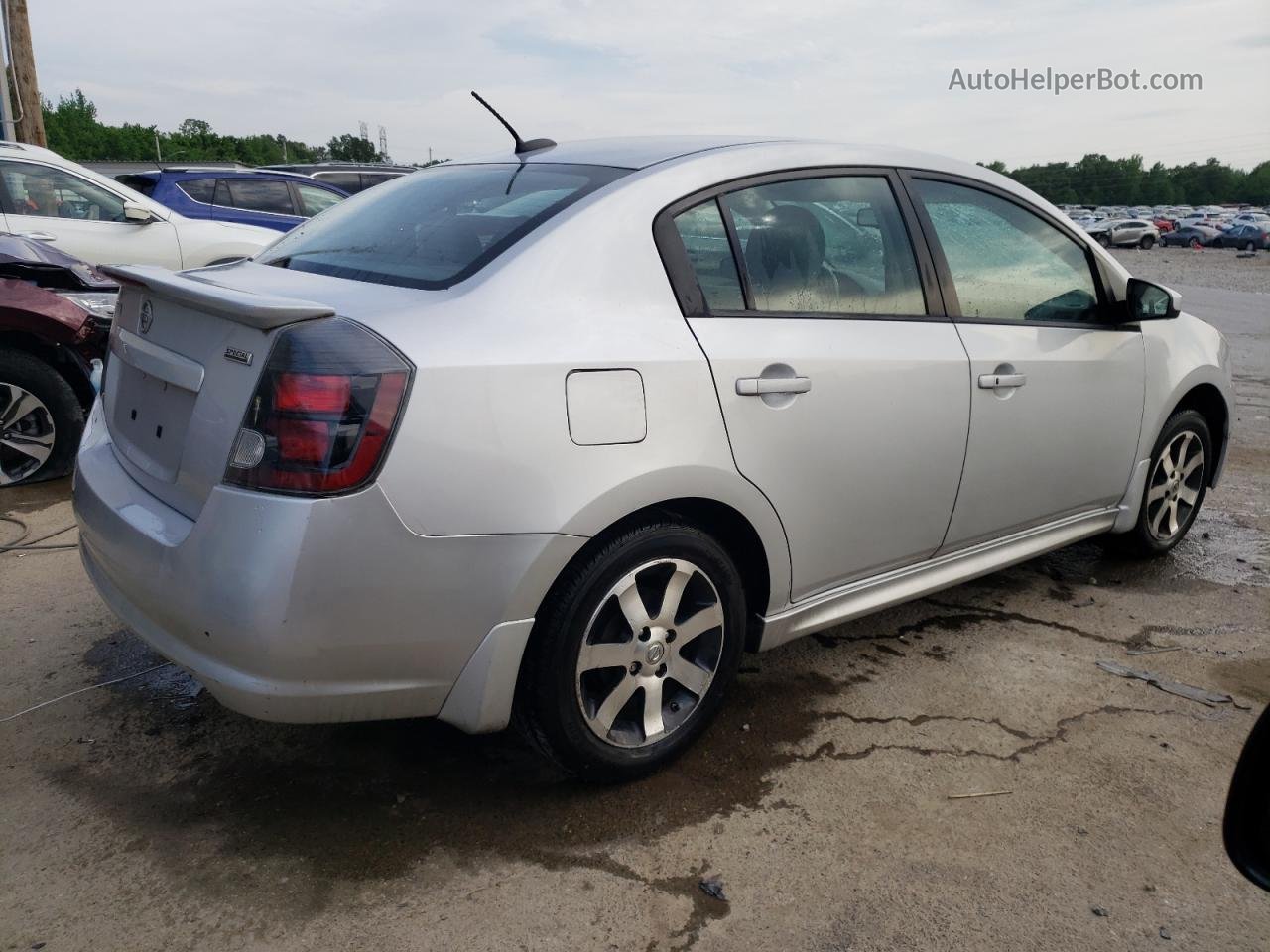 2012 Nissan Sentra 2.0 Silver vin: 3N1AB6AP8CL765707