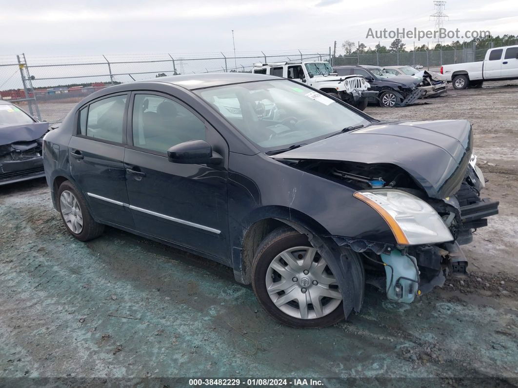 2012 Nissan Sentra 2.0 S Black vin: 3N1AB6AP9CL642420