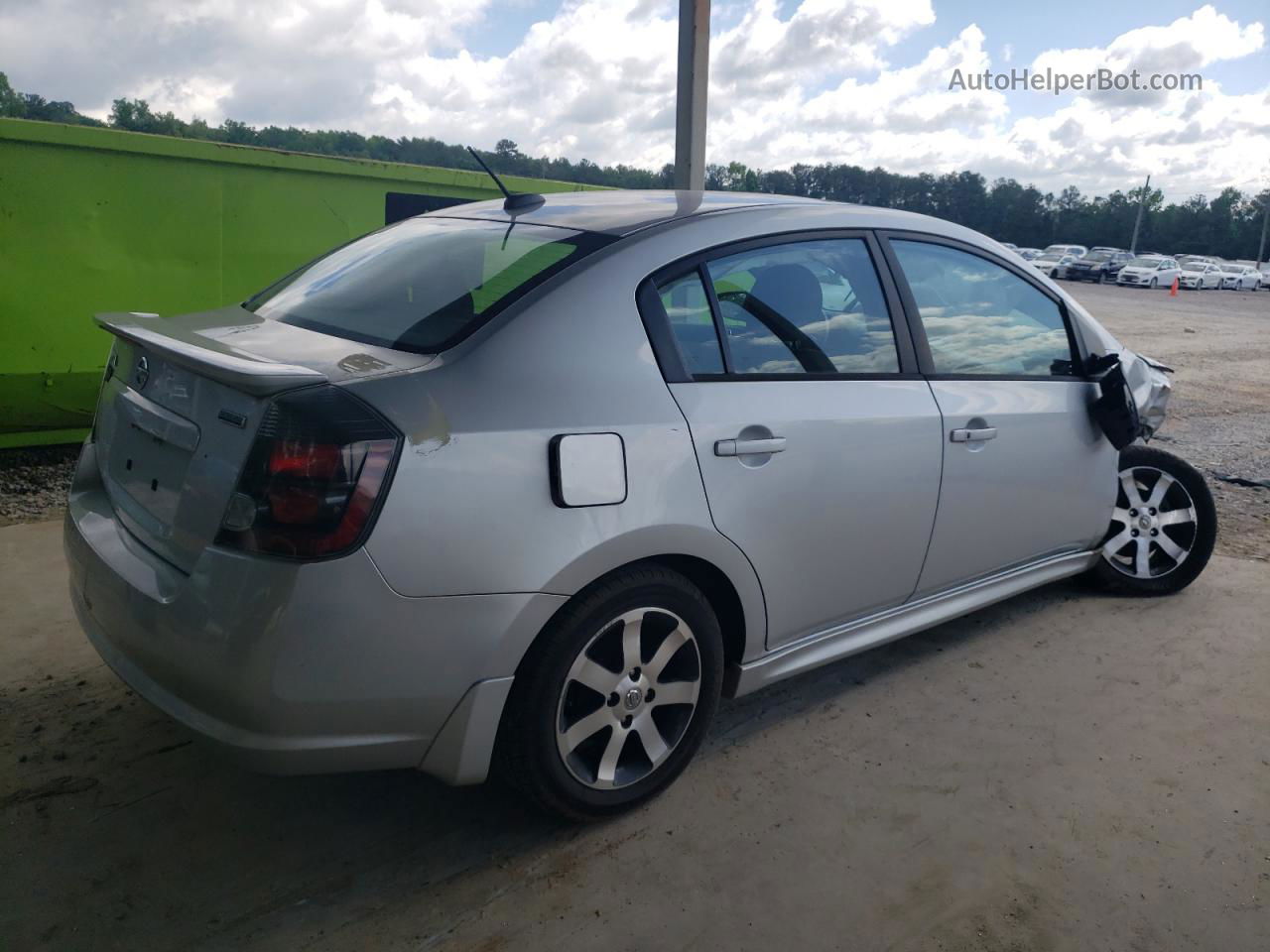 2012 Nissan Sentra 2.0 Серебряный vin: 3N1AB6AP9CL649514