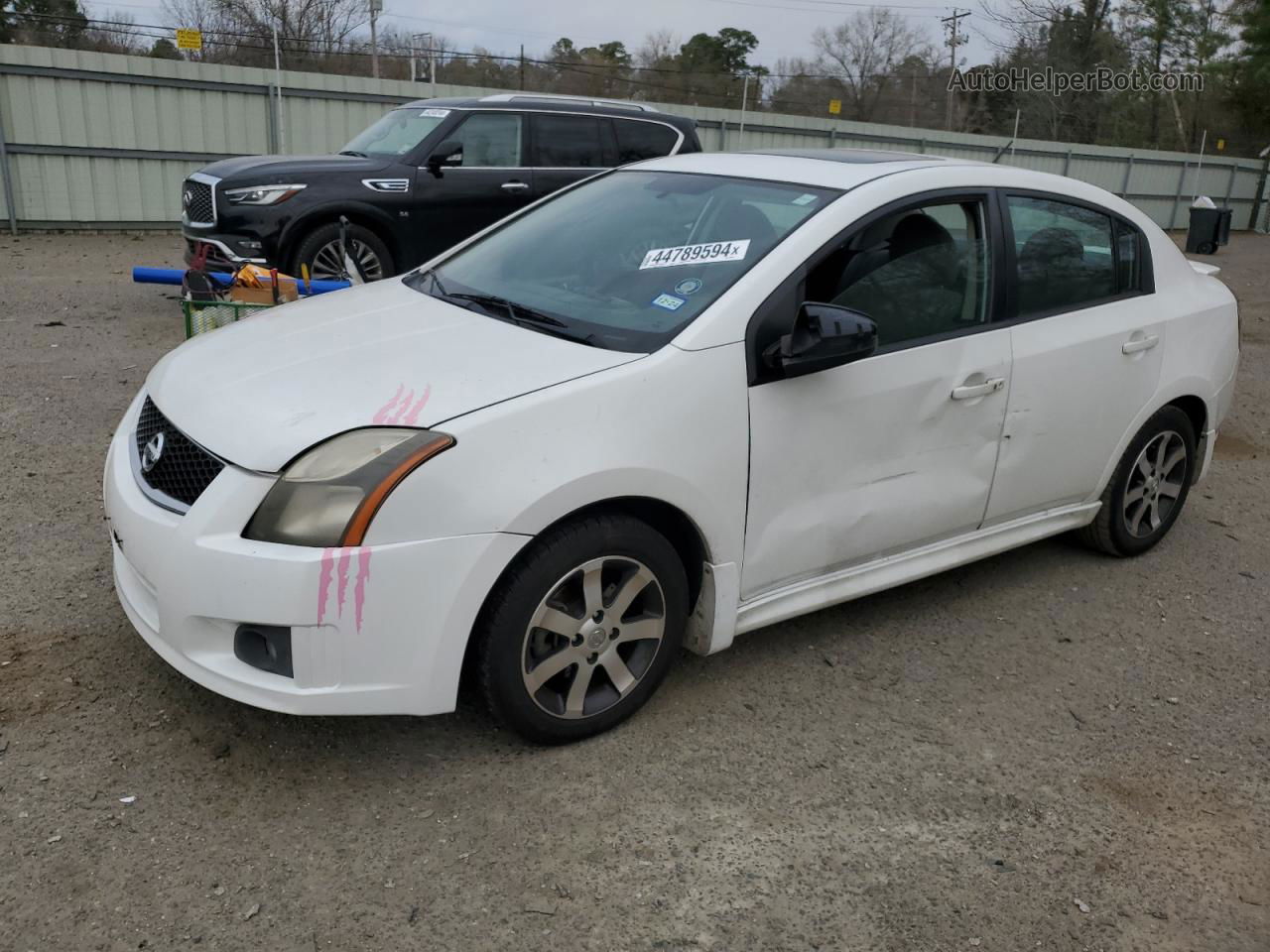 2012 Nissan Sentra 2.0 White vin: 3N1AB6AP9CL649612