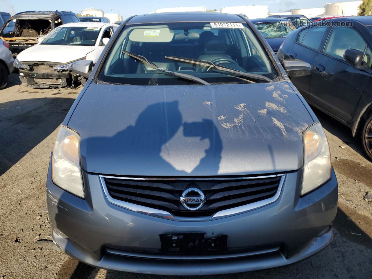 2012 Nissan Sentra 2.0 Серебряный vin: 3N1AB6AP9CL655295