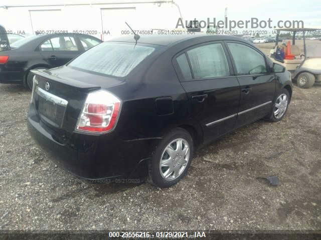 2012 Nissan Sentra 2.0 S Black vin: 3N1AB6AP9CL657550