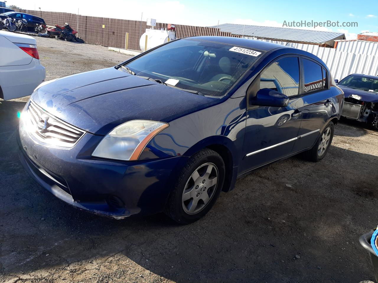 2012 Nissan Sentra 2.0 Синий vin: 3N1AB6AP9CL681637