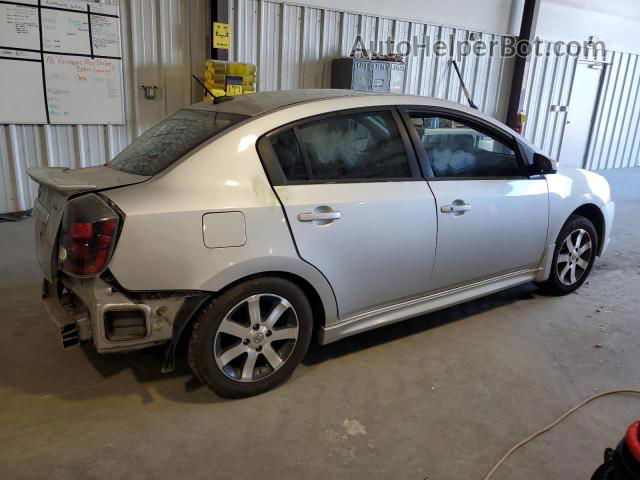 2012 Nissan Sentra 2.0 Silver vin: 3N1AB6AP9CL698437