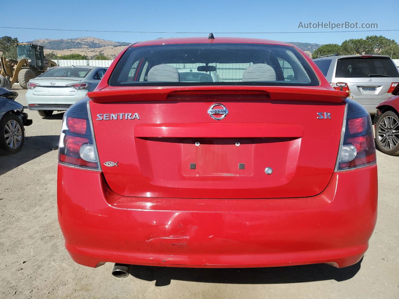 2012 Nissan Sentra 2.0 Red vin: 3N1AB6AP9CL704365