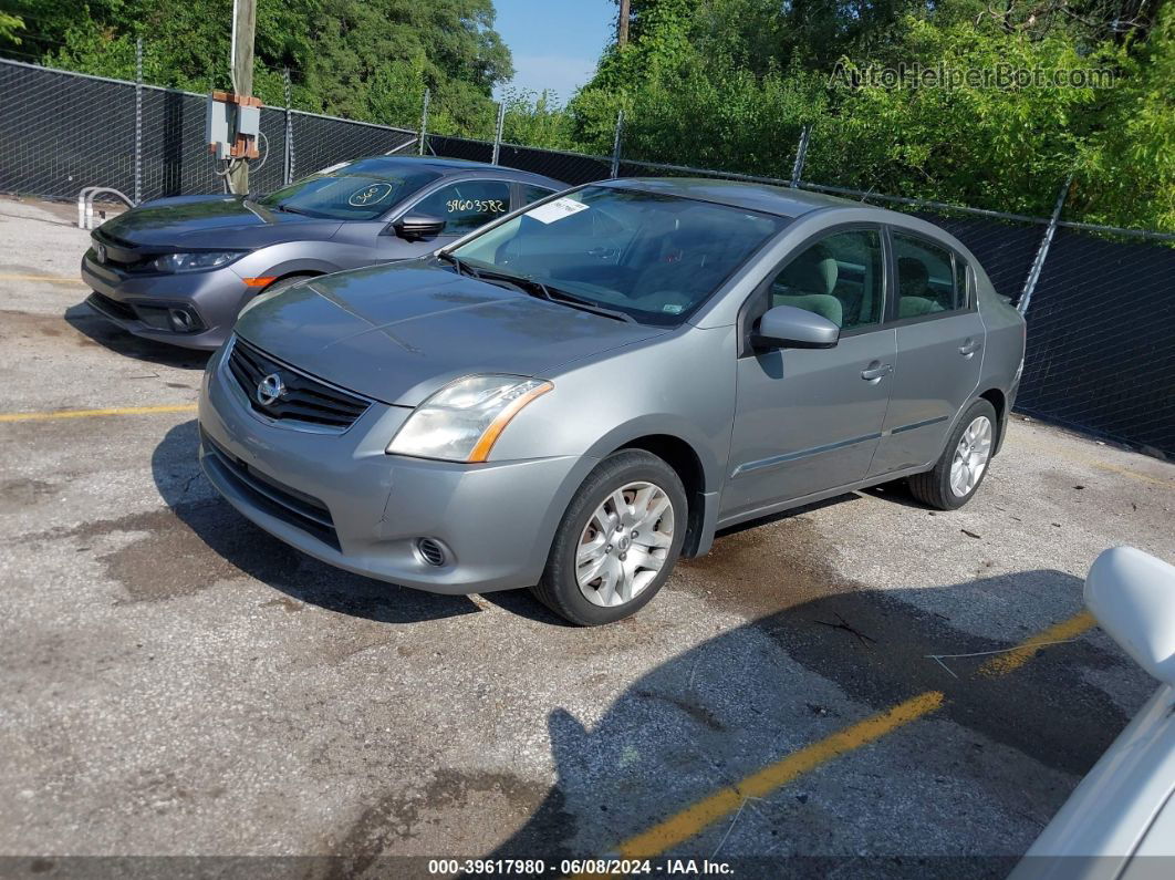 2012 Nissan Sentra 2.0 S Gray vin: 3N1AB6AP9CL720940