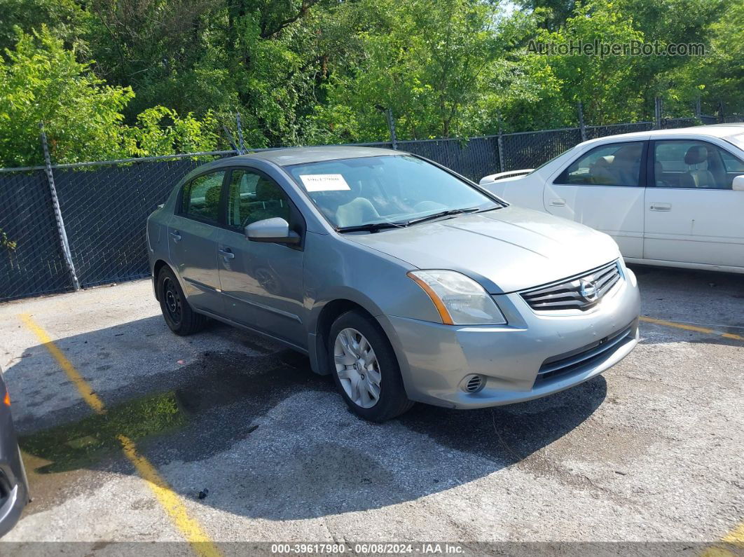 2012 Nissan Sentra 2.0 S Gray vin: 3N1AB6AP9CL720940