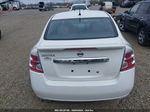 2012 Nissan Sentra 2.0 S White vin: 3N1AB6AP9CL739410