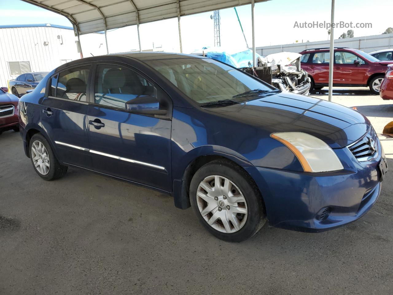 2012 Nissan Sentra 2.0 Blue vin: 3N1AB6AP9CL744056