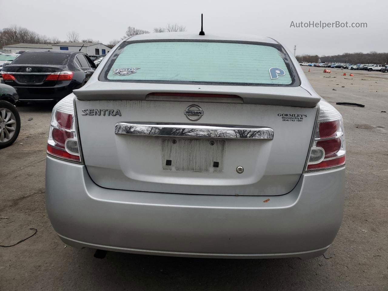 2012 Nissan Sentra 2.0 Silver vin: 3N1AB6AP9CL758202