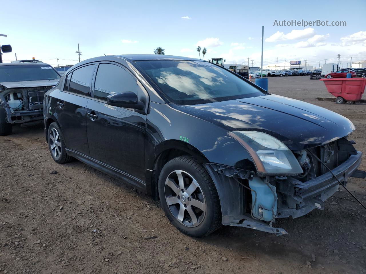 2012 Nissan Sentra 2.0 Черный vin: 3N1AB6AP9CL767708