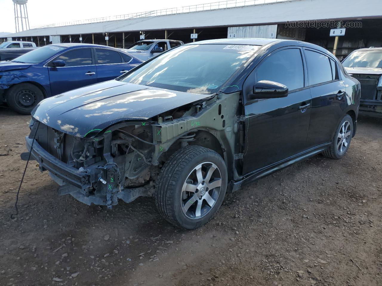 2012 Nissan Sentra 2.0 Black vin: 3N1AB6AP9CL767708