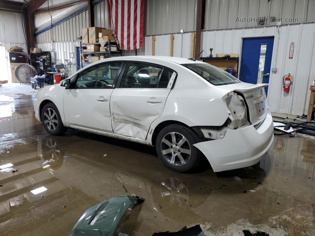 2012 Nissan Sentra 2.0 White vin: 3N1AB6APXCL626453