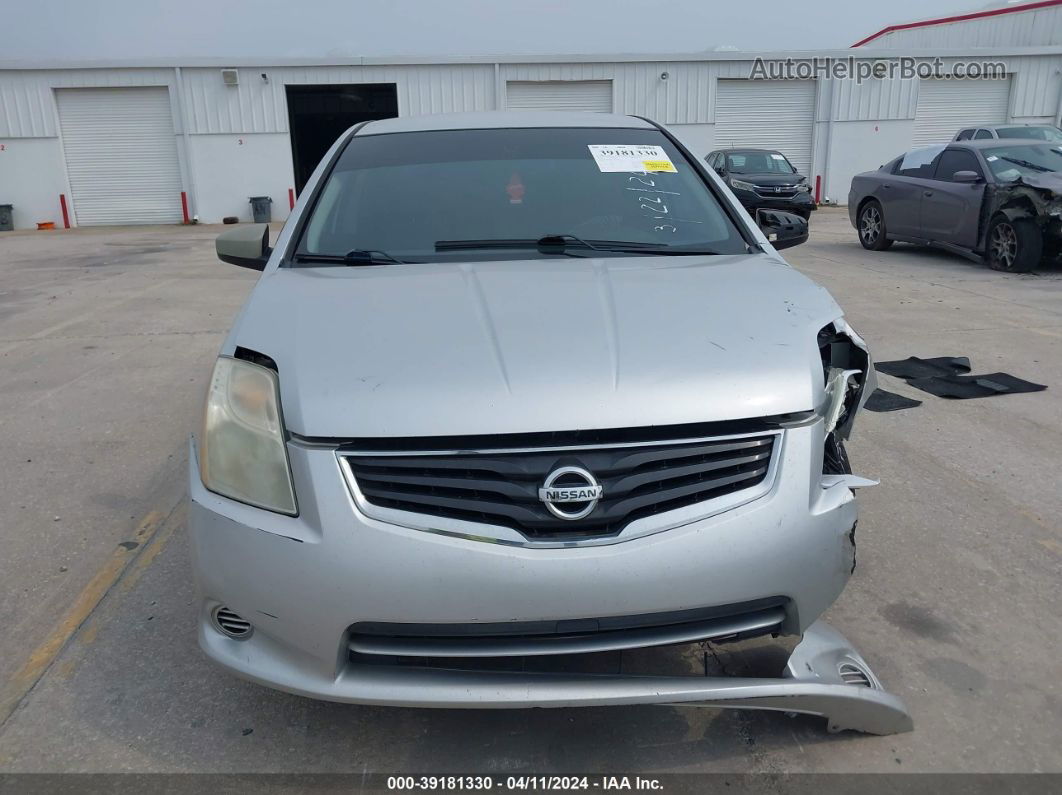 2012 Nissan Sentra 2.0 Silver vin: 3N1AB6APXCL636190