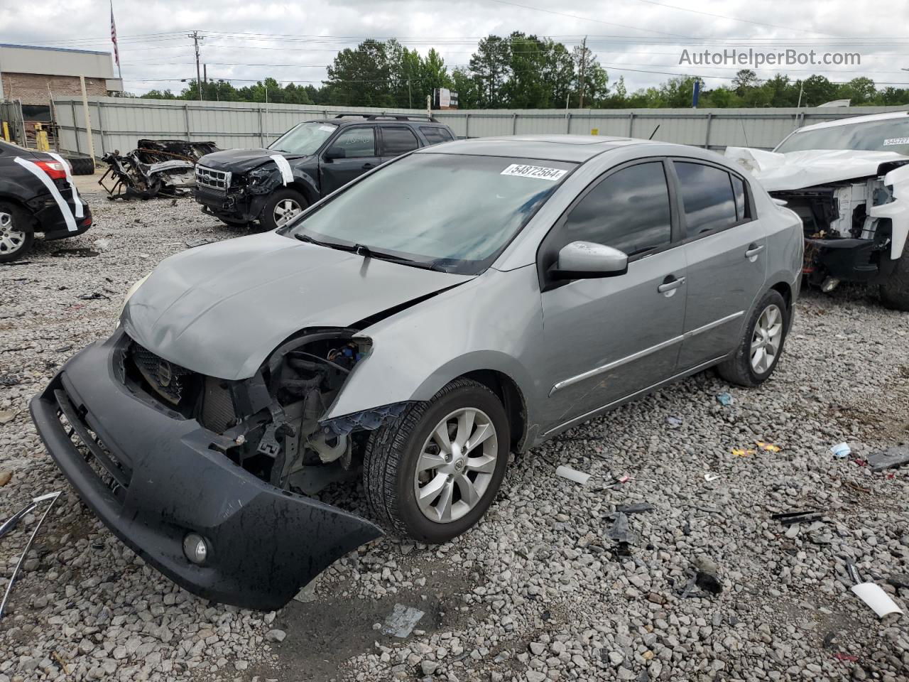 2012 Nissan Sentra 2.0 Gray vin: 3N1AB6APXCL667777