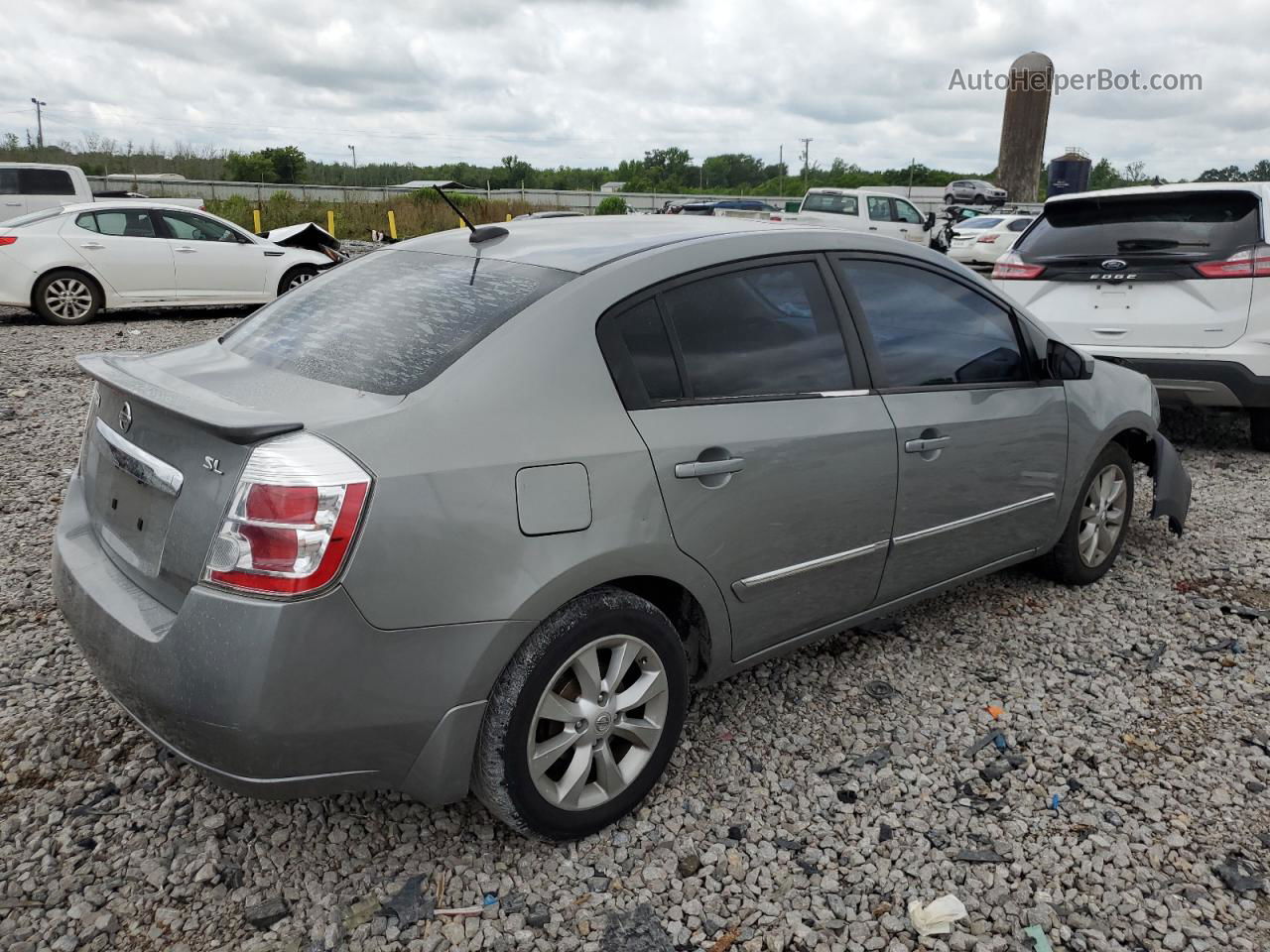 2012 Nissan Sentra 2.0 Gray vin: 3N1AB6APXCL667777