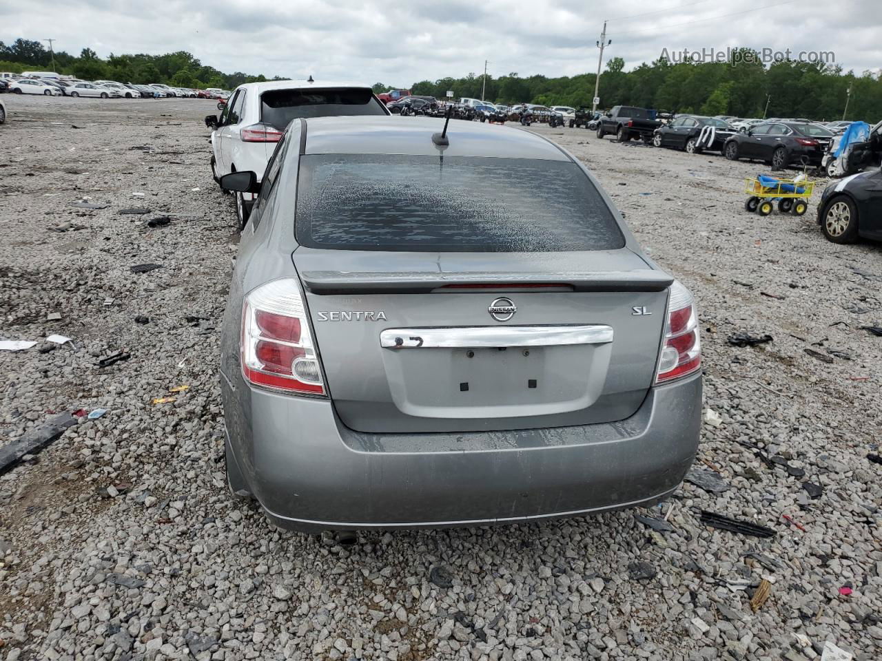 2012 Nissan Sentra 2.0 Gray vin: 3N1AB6APXCL667777