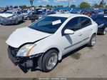 2012 Nissan Sentra 2.0 S White vin: 3N1AB6APXCL671795