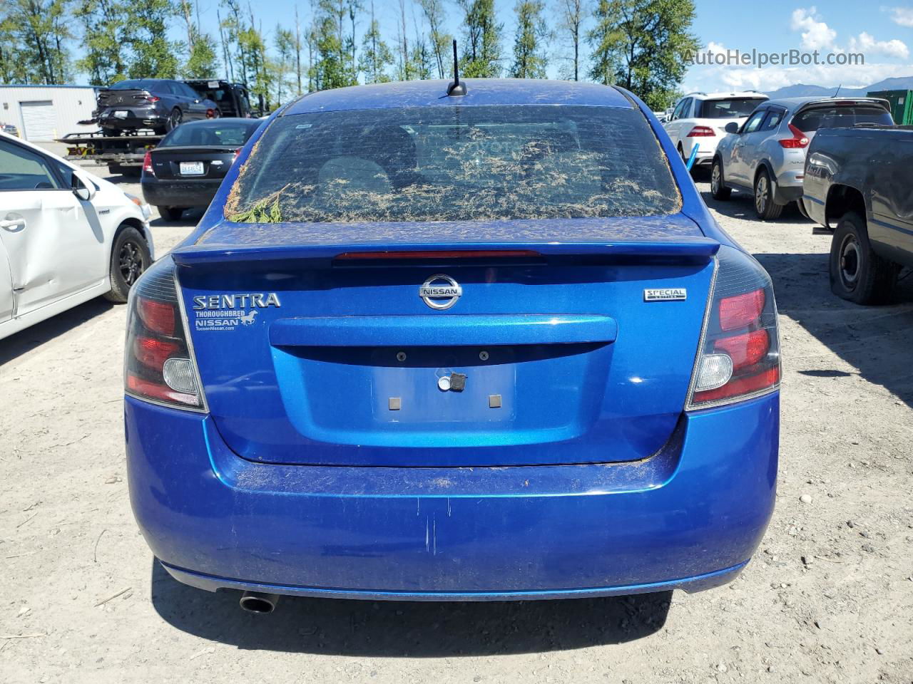 2012 Nissan Sentra 2.0 Blue vin: 3N1AB6APXCL685714