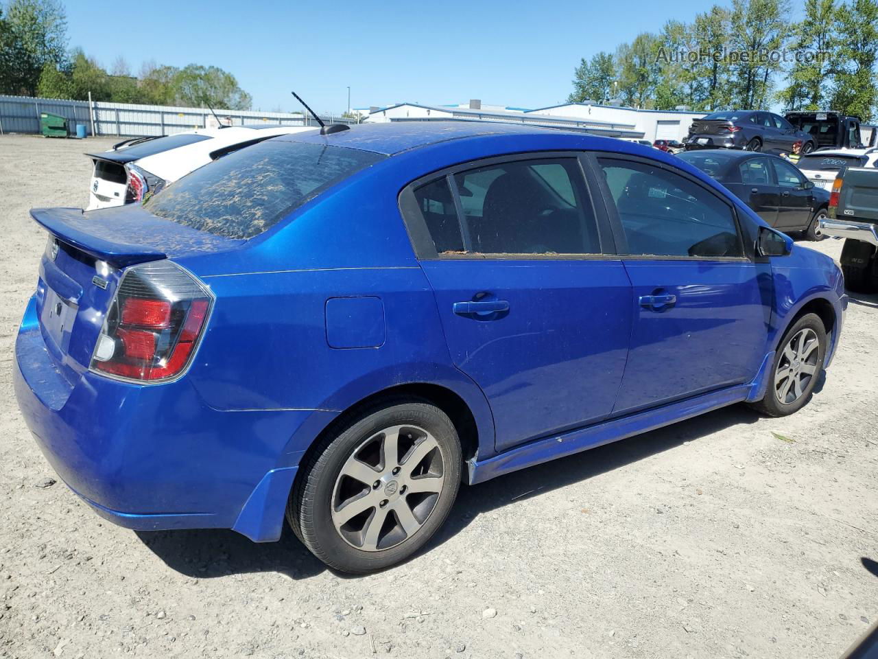 2012 Nissan Sentra 2.0 Blue vin: 3N1AB6APXCL685714