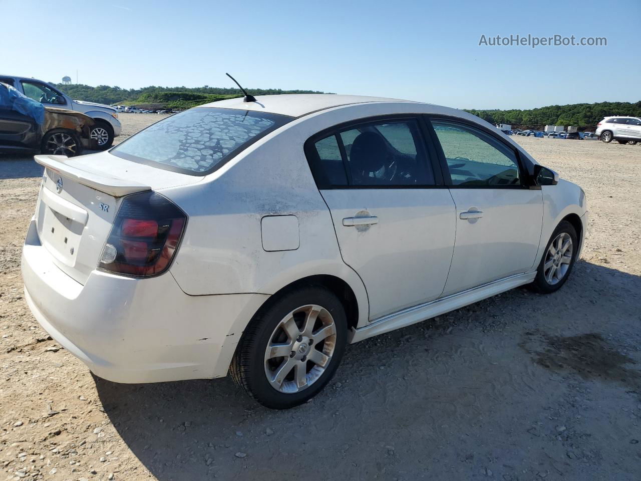 2012 Nissan Sentra 2.0 White vin: 3N1AB6APXCL695238