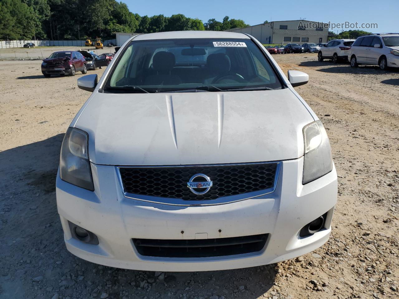 2012 Nissan Sentra 2.0 White vin: 3N1AB6APXCL695238