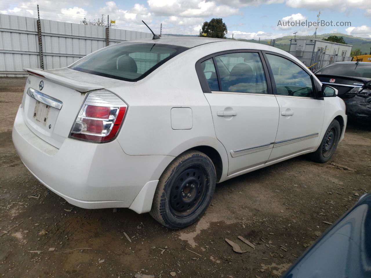 2012 Nissan Sentra 2.0 White vin: 3N1AB6APXCL710935