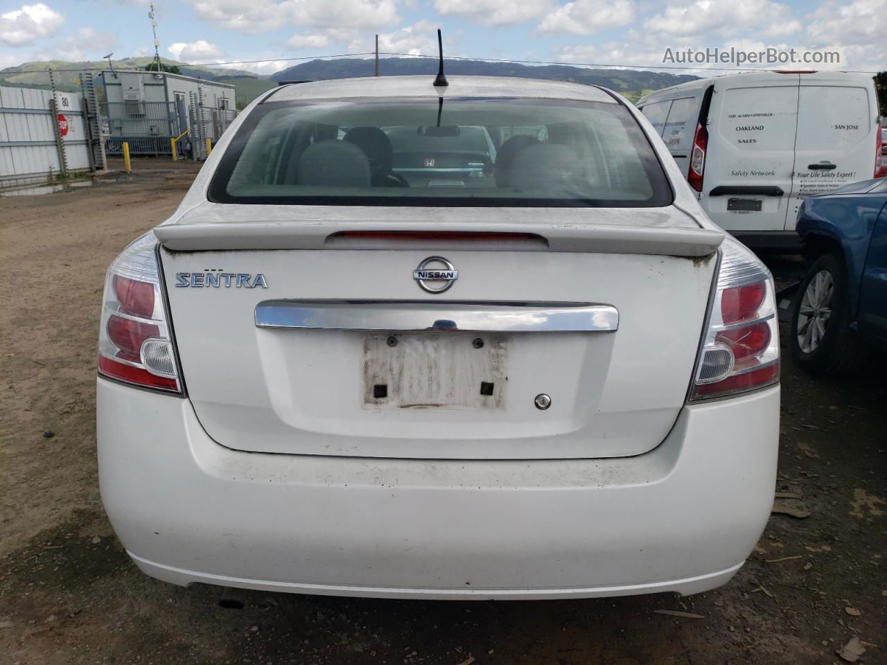 2012 Nissan Sentra 2.0 White vin: 3N1AB6APXCL710935