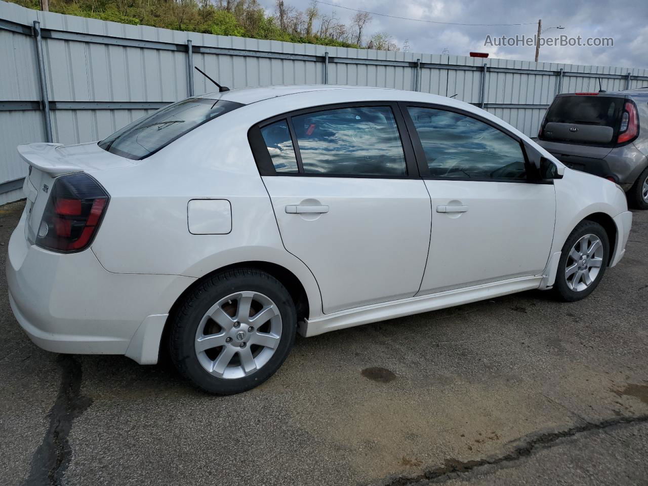 2012 Nissan Sentra 2.0 White vin: 3N1AB6APXCL727184