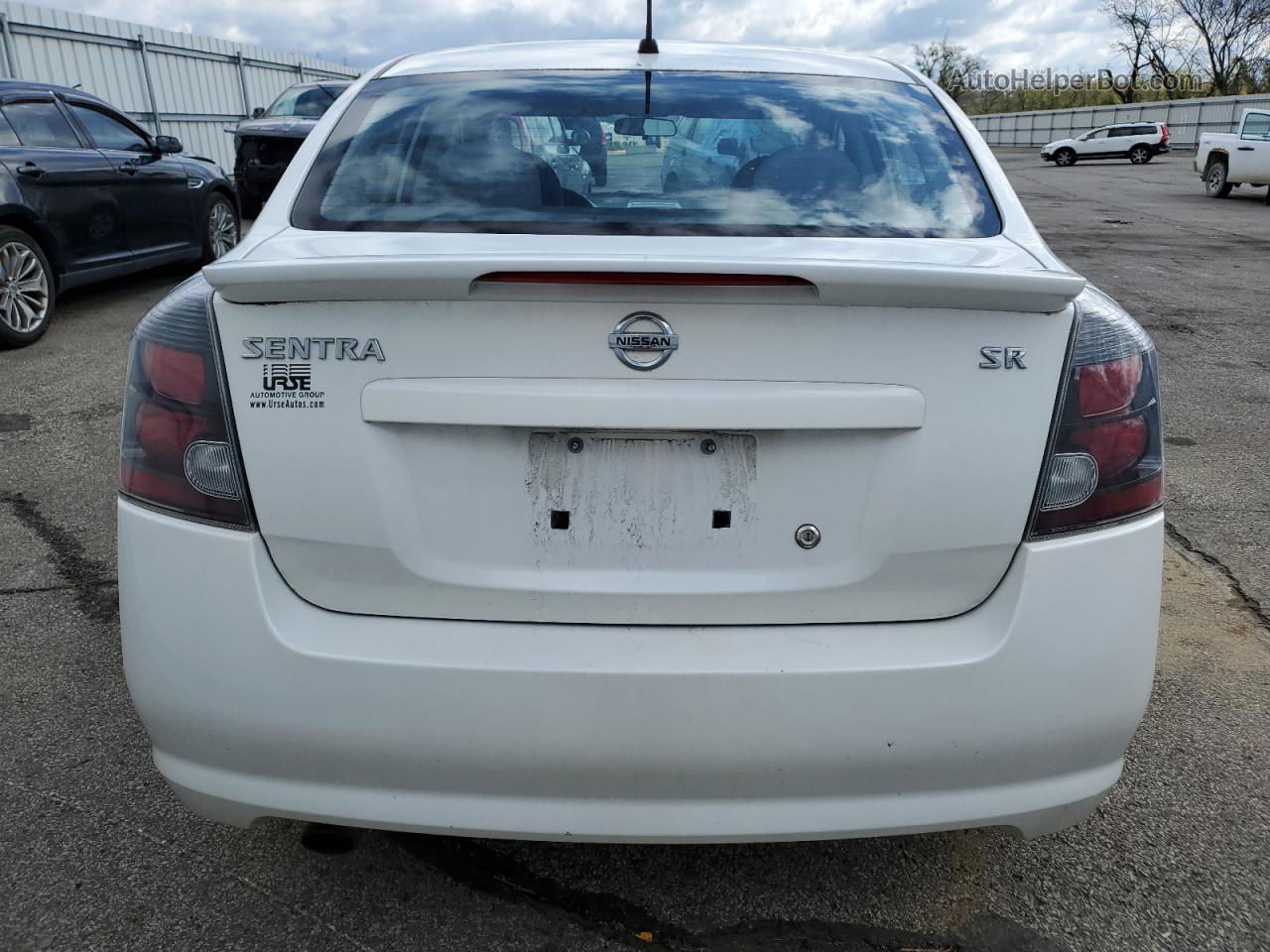 2012 Nissan Sentra 2.0 White vin: 3N1AB6APXCL727184