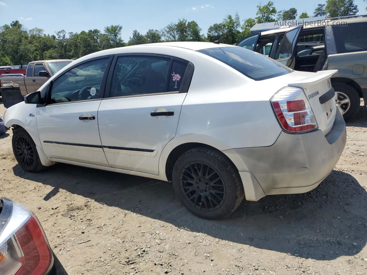 2012 Nissan Sentra 2.0 White vin: 3N1AB6APXCL733048