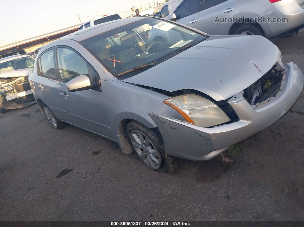 2012 Nissan Sentra 2.0 Sl Silver vin: 3N1AB6APXCL741053