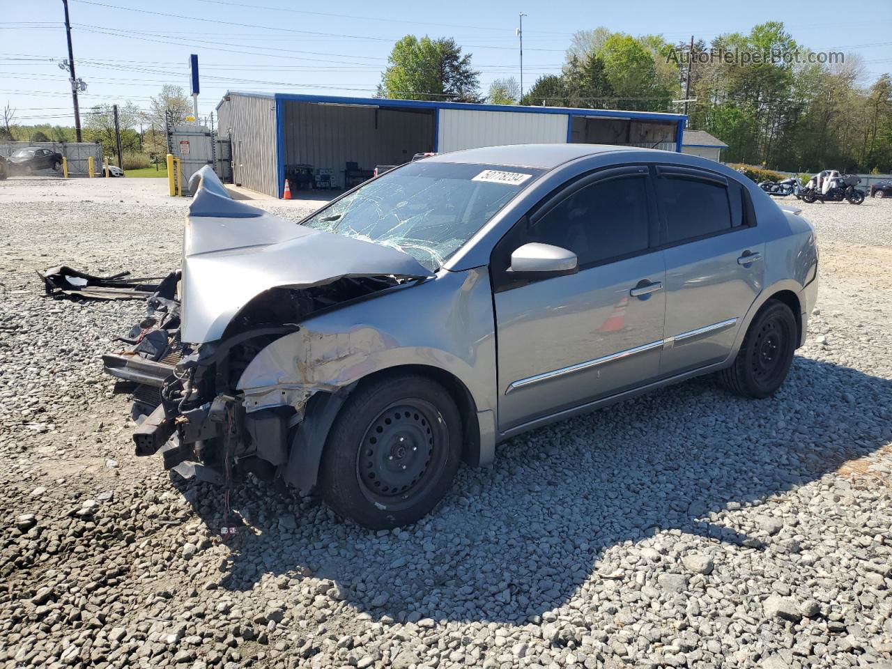 2012 Nissan Sentra 2.0 Серый vin: 3N1AB6APXCL748858