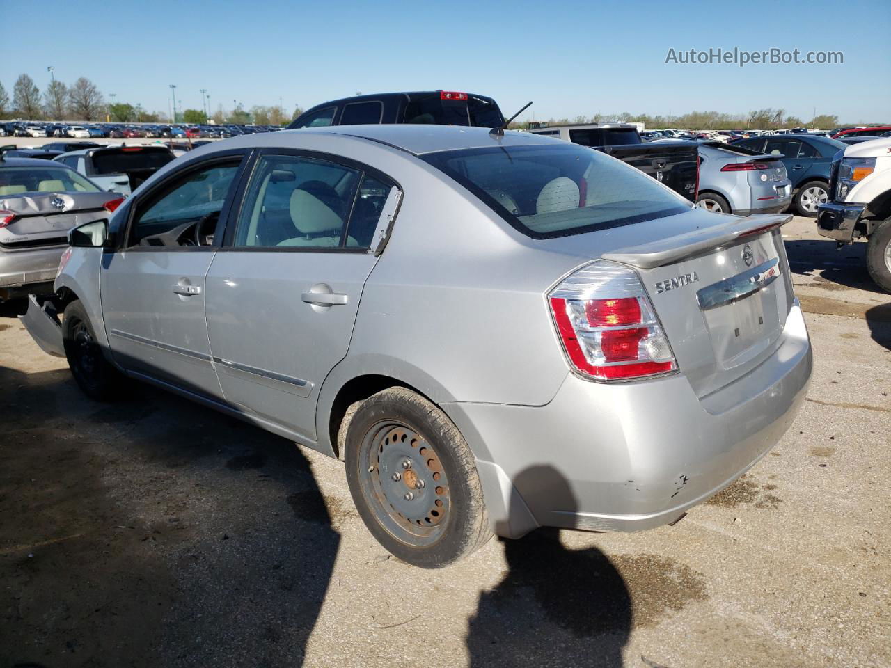 2012 Nissan Sentra 2.0 Серебряный vin: 3N1AB6APXCL748987