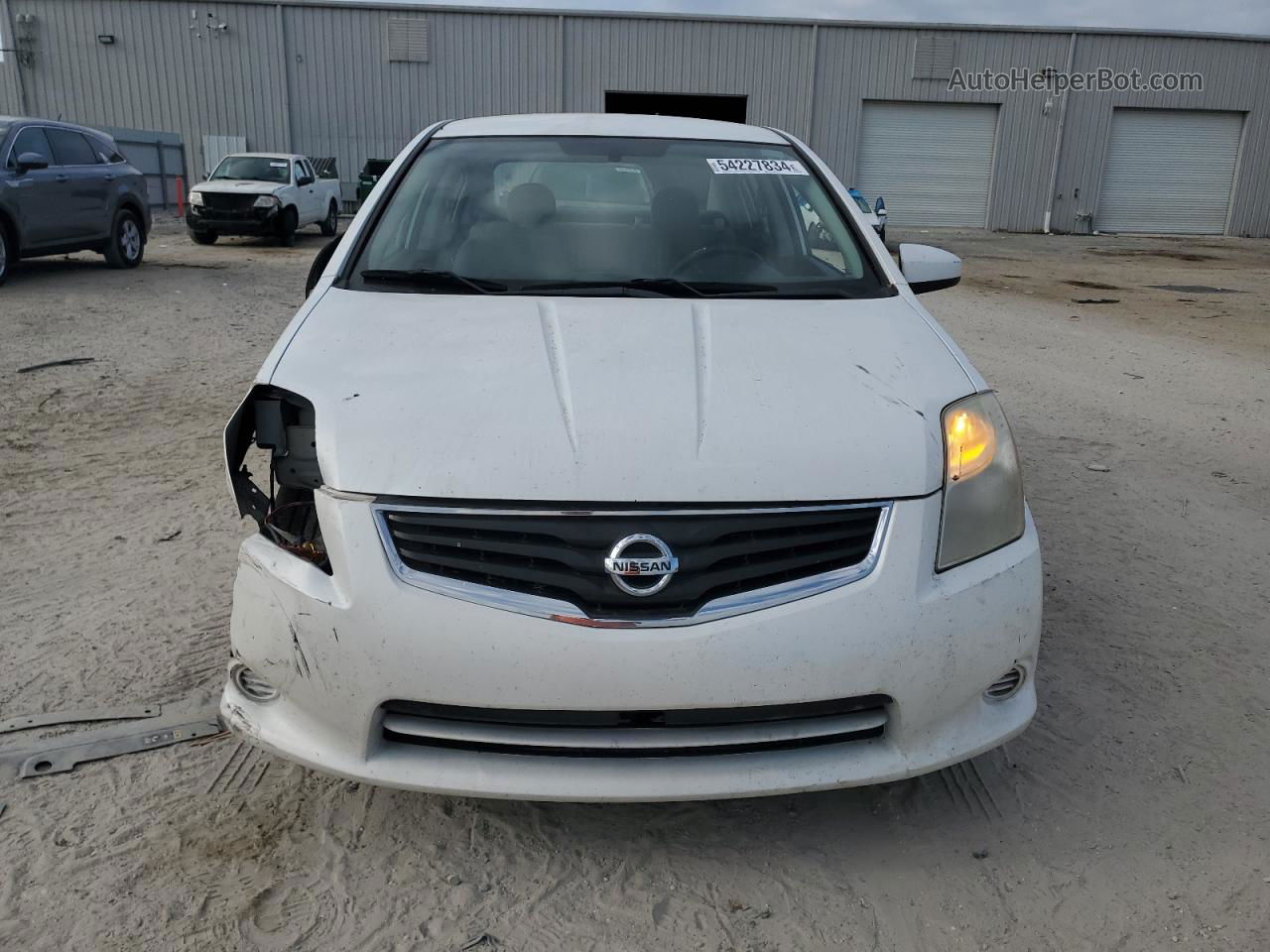 2012 Nissan Sentra 2.0 White vin: 3N1AB6APXCL752263