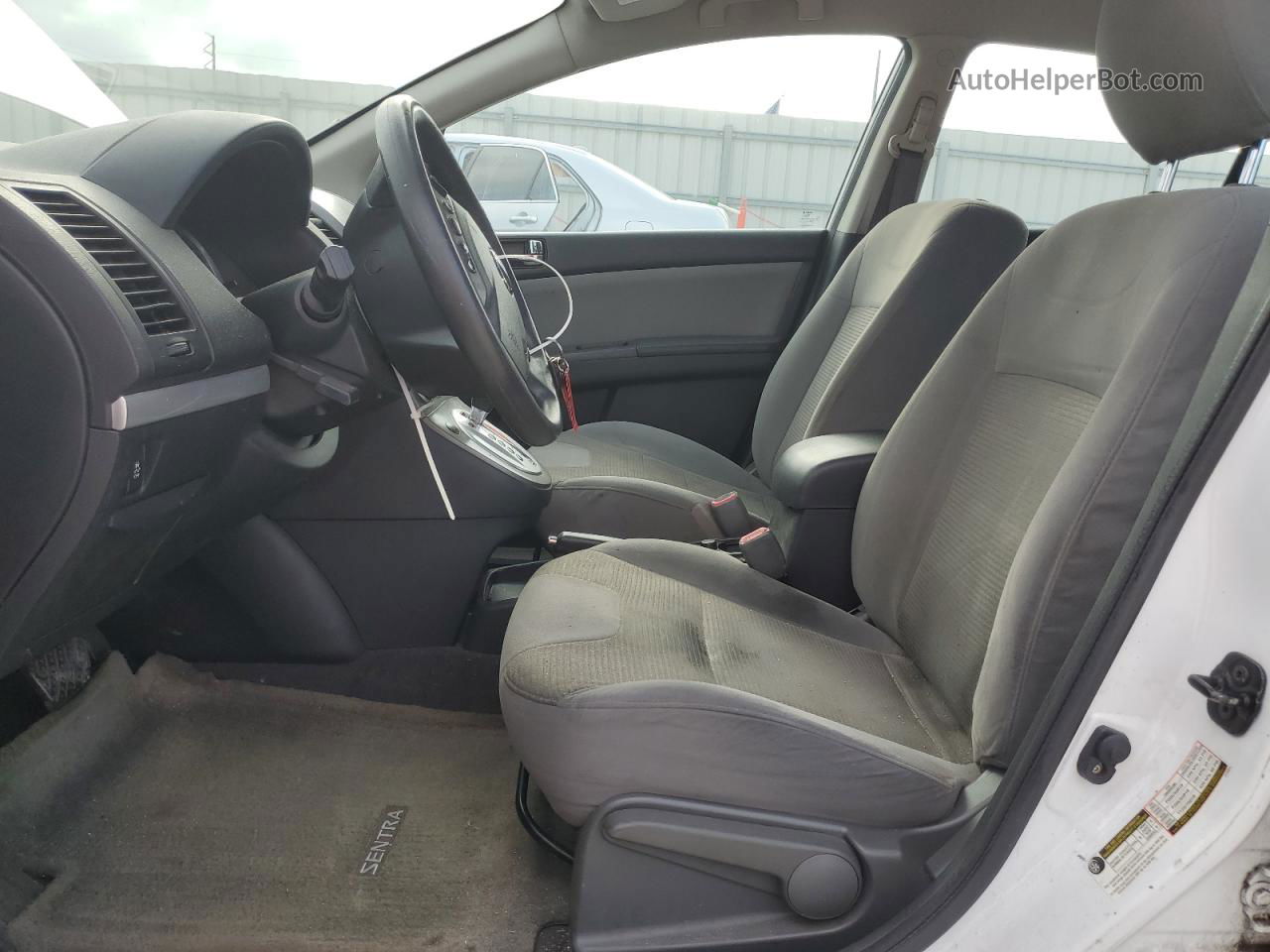 2012 Nissan Sentra 2.0 Белый vin: 3N1AB6APXCL752263