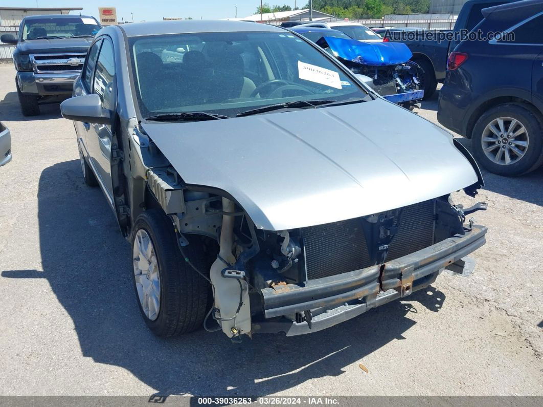 2012 Nissan Sentra 2.0 S Gray vin: 3N1AB6APXCL755535