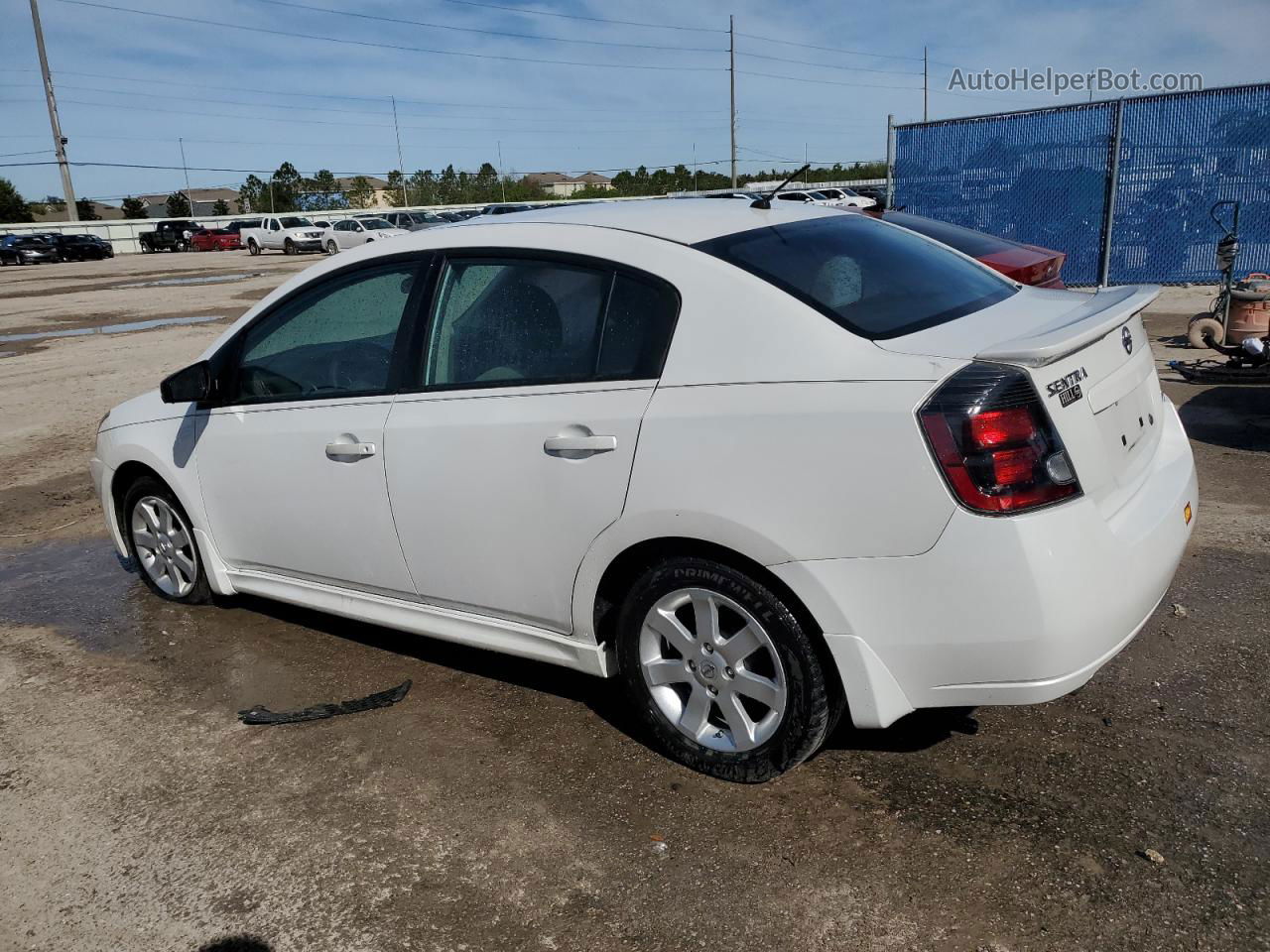 2012 Nissan Sentra 2.0 White vin: 3N1AB6APXCL760153