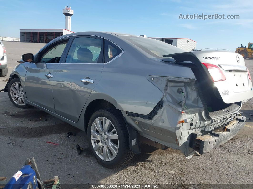 2014 Nissan Sentra Sl Gray vin: 3N1AB7AP0EL611985