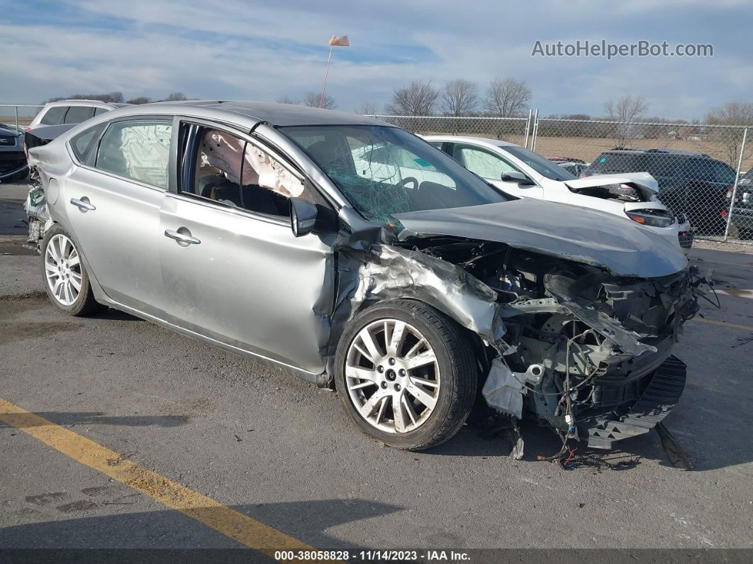 2014 Nissan Sentra Sl Gray vin: 3N1AB7AP0EL611985