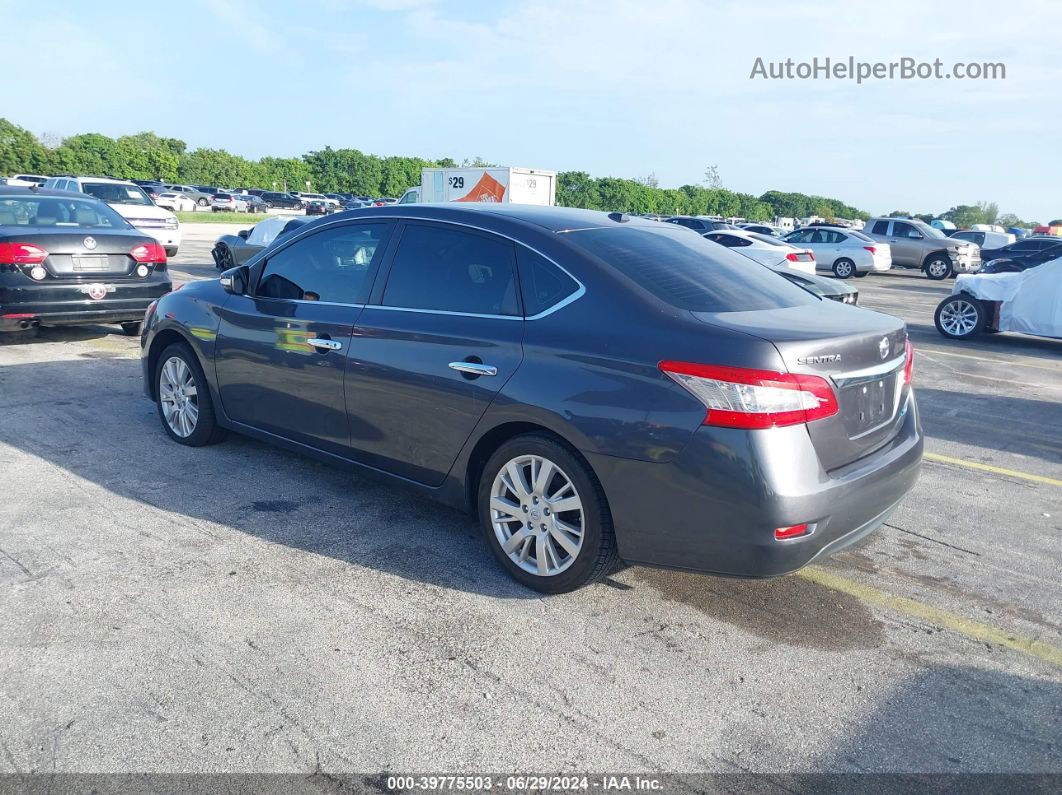 2014 Nissan Sentra Fe+ S/fe+ Sv/s/sl/sr/sv Серый vin: 3N1AB7AP0EL621805