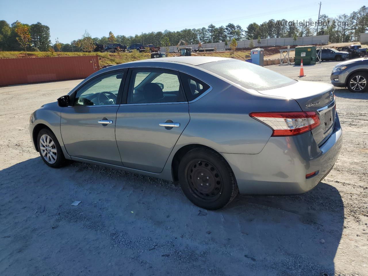 2014 Nissan Sentra S Gray vin: 3N1AB7AP0EL643867