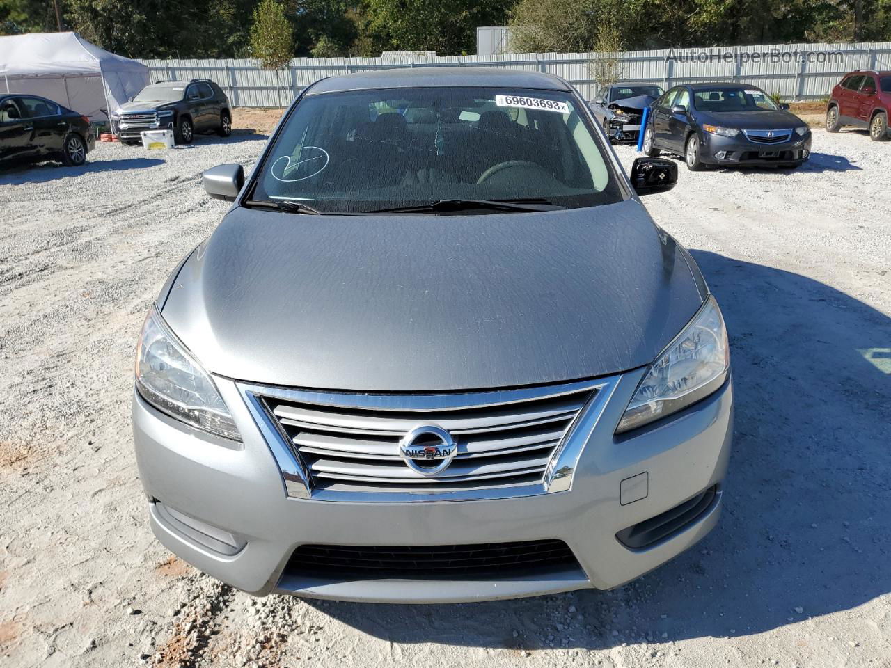 2014 Nissan Sentra S Gray vin: 3N1AB7AP0EL643867