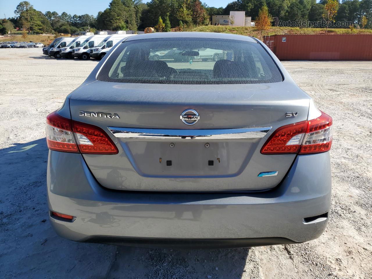 2014 Nissan Sentra S Gray vin: 3N1AB7AP0EL643867