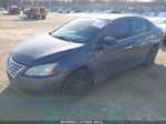 2014 Nissan Sentra Sv Gray vin: 3N1AB7AP0EL645764