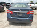 2014 Nissan Sentra S Синий vin: 3N1AB7AP0EL683544